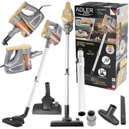 Steelstofzuiger met Snoer – Zakloze Stofzuiger 800W – 17.000 Pa Zuigkracht – 1,5L – Adler AD7036 — thumbnail 1