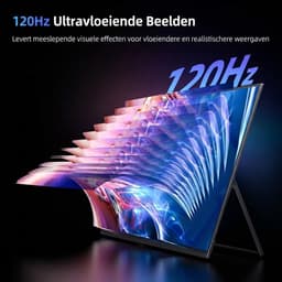 SP® Portable Monitor - Draagbaar Scherm - Draagbaar Gaming Scherm - Zwart - 25cm x 43cm x 2cm — thumbnail 4