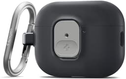 Spigen Hoesje Geschikt voor AirPods Pro 3 - Nano Pop Case met Karabijnhaak Zwart — thumbnail 1