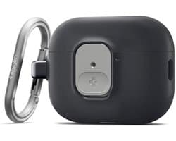 Spigen Hoesje Geschikt voor AirPods Pro 3 - Nano Pop Case met Karabijnhaak Zwart