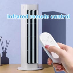 Draagbare Airco - Mobiele Koeler - Persoonlijke Koeling - Bladloos Ontwerp - 3 Snelheden - Wit — thumbnail 3