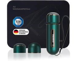 SnelShoppen - Mini Massage Gun - Compact Deep Tissue Massageapparaat - Krachtig & Stil - 2 Opzetstukken - Ultra Licht & Draagbaar - Elegant Ontwerp -
