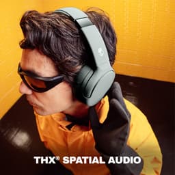Skullcandy Crusher 720 Draadloze Koptelefoon - Speciale basdrivers - 65 uur batterij - Snelladen - Stay-Aware Modus - Cement — thumbnail 2