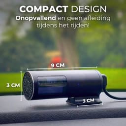 SnelShoppen - Dashcam Pro WiFi 2K - Auto Camera met Nachtzicht, Botsingsdetectie, Loopopname en 64GB SD Kaart — thumbnail 4