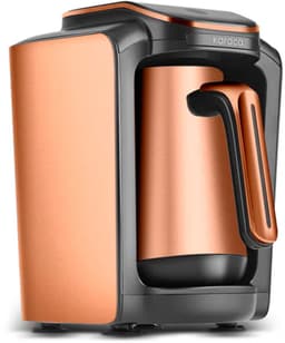 Karaca Hatır Neo Inox Turks Koffiezetapparaat – 735W – 300 ml – Elektrische Turkse Koffiemachine – RVS – Brons – 5 Kopjes — thumbnail 2
