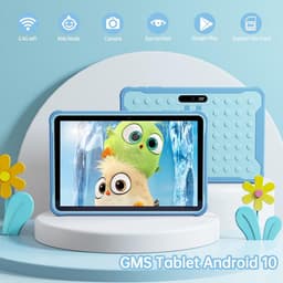 SnelShoppen - Kindertablet 10 Inch Android 13 met 6000mAh, Quad Core, 2GB RAM, 64GB ROM, HD IPS Scherm, Kindveilig, Wi-Fi, Ideaal voor Kinderen — thumbnail 2