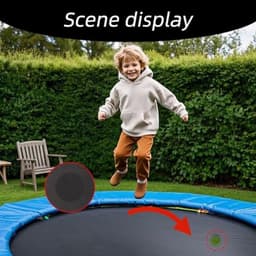 stuks zelfklevende trampolinepleisters, 3 vormen, reparatieset voor trampolinematten, reparatietape voor het repareren van scheuren of gaten in trampolinematten — thumbnail 2