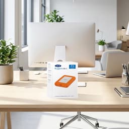 Externe Harde Schijf - Mobiele Opslag - Bestanden Opslaan - Schokproof Waterdicht - 4 TB - Oranje — thumbnail 5