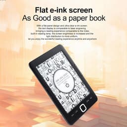 6-inch inkjet e-reader, draagbaar e-leesapparaat, 8 GB geheugen, digitaal display, geschikt voor thuis en op reis. — thumbnail 2