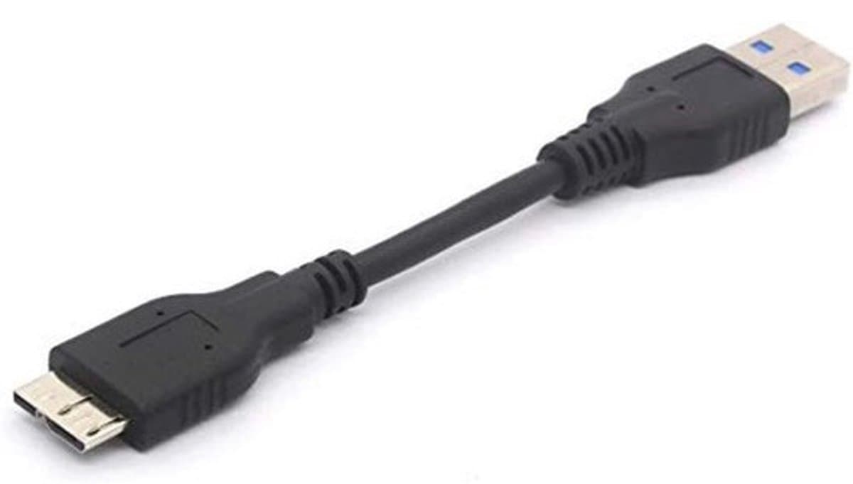 USB 3.0 Micro B naar A Adapterkabel voor Externe Apparaten — afbeelding 1