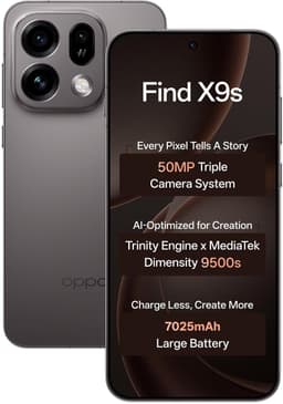 OPPO - Find X9S 5G - 12GB/512GB - Midnight Grey — thumbnail 1