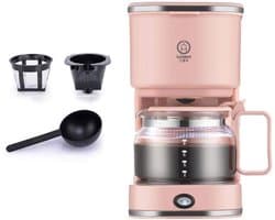 Koffiezetapparaat - Mini Koffiezetter - Verse Koffie Maken - Volautomatisch - Compact - Zwart