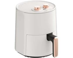 Heteluchtfriteuse - Airfryer Oven - Gezond Koken - Vetarm Eten - 5L Capaciteit - Wit