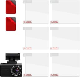 Electrostatische films voor dashcam - 8 stuks - transparant - weersbestendig en herbruikbaar - ShopVlot — thumbnail 5