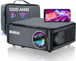 Beamer Full HD 1080p – 1200 ANSI Lumen – 4K Ondersteuning – 5G WiFi en Bluetooth – 300 Inch — thumbnail 1