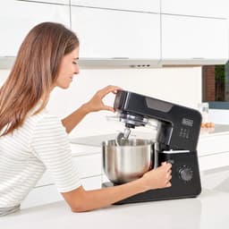 Keukenmachine - Mixer Deegmaker - Recepten Bereiden - Planetair Systeem - 52 Liter - Zwart — thumbnail 3