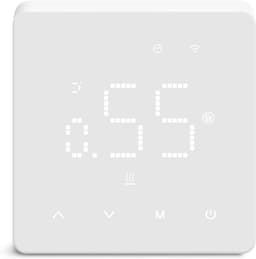 Thermostaat vloerverwarming - Slimme thermostaat - Waterverwarming regelen - Wifi en spraakbesturing - 8.6 x 8.6 cm - Wit — thumbnail 1