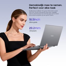 Blackview AceBook 10 - Laptop - 18,5 inch Full HD - 16 GB DDR4 - 512 GB SSD - Intel Pentium Silver N6000 - WiFi 6 - Windows 11 Pro Notebook - Intel® Graphics - Grijs — thumbnail 5