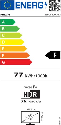 PHILIPS 55PUS8001 55 inch F 4K — thumbnail 2