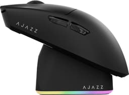 Ajazz AJ139 V2 MC – Draadloze Gaming Muis – PAW3311 – 12.000 DPI – Tri-Mode – 1000Hz – RGB Oplaadstation – Inclusief Opberghoes - Zwart — thumbnail 1