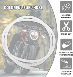 Brandstofslang 5 mm x 8 mm - flexibel en sterk - universeel voor auto, motor, grasmaaier - transparant - ShopVlot — thumbnail 4