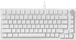 Ajazz AK820 – Mechanisch Toetsenbord 75% – Bedraad USB-C Gaming Keyboard – Hot Swap – Compact QWERTY – 82 Keys – Contourlijn wit — thumbnail 2