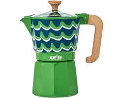 La Cafetière - Venice Percolator - Aluminium - Groen - 6 Kops - 290ml