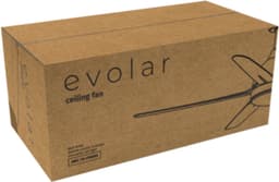Evolar Smart Plafondventilator met Verlichting en WiFi - 132 cm - Stille Plafondlamp met Ventilator - Dimbaar Warm Wit Licht (LED) - EVO-CF52MB12W — thumbnail 5