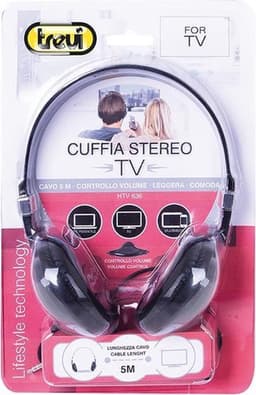 Trevi HTV 636 Zwart Supraaural Hoofdband koptelefoon — thumbnail 1