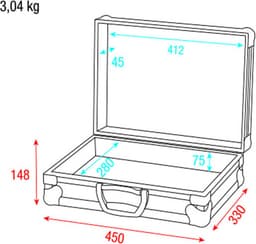 DAP Audio Universele Flightcase, incl. schuim — thumbnail 3