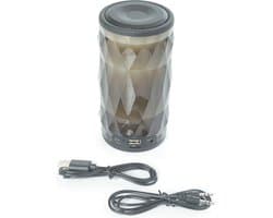 Hq-power Stereo-speaker Led Bluetooth 5w 5,2 X 14,5 Cm Bruin