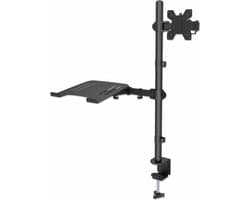 MH Desktop Combo Mount with Monitor Arm and Laptop Stand