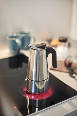 Leonardo Percolator Caffe Per Me Zwart 4 Kops — thumbnail 2