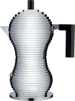 Alessi Percolator Pulcina - MDL02/3 B - Zwart - 3 kops - door Michele De Lucchi — thumbnail 1