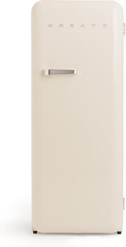 CREATE - Koelkast in retrostijl - Gebroken wit - Handvat Zilver - FRIDGE RETRO 281L — thumbnail 1