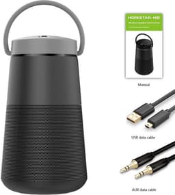 HOPESTAR H33  Grijs draagbare draadloze Bluetooth-luidspreker FM-zender Powerbank — thumbnail 1