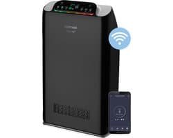 CONCEPT - Hausgeräte Perfect Air SMART CA2000 luchtreiniger / luchtreiniger 320 m3 / h 7-traps filtratie HEPA-13 stoffilter ionisator koolstoffilter 99,9% mobiele app / Zwart