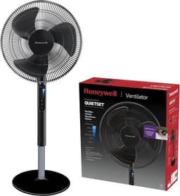 Advanced kantelende statiefventilator met QuietSet technologie - 5 snelheden - timerfunctie - 70° oscillatie - hoogteverstelling - afstandsbediening — thumbnail 1
