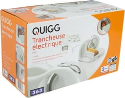 Quigg snijmachine 150W EU stekker wit 34 cm — thumbnail 2