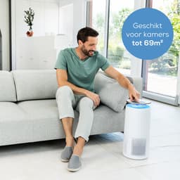 Beurer LR 400 Luchtreiniger – 3 x Filter: voorfilter + HEPA H13 filter + actief koolfilter - UV licht – Automatische stand - Nachtmodus – Turbo modus – Timer – 4 Standen - Tot 69 m² - 3 Jaar garantie - Wit — thumbnail 11