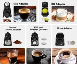 HiBrew® Koffiezetapparaat - 4 in 1 Koffie machine - Dolce Gusto - Nespresso - Cappuccino - Latte - 19 Bar — thumbnail 5
