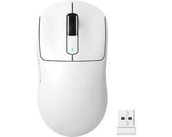ATTACK SHARK X3 Draadloze Gaming Muis - Wired/2.4G/BT5.4 - Lichtgewicht 49G - PAW3395 - 26000DPI - Wit