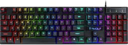 Edmondo Gaming Mechanische Gevoel Toetsenbord - Mechanical Keyboard - LED RGB Verlichting - Bedraad - QWERTY - Computer - Zwart — thumbnail 5