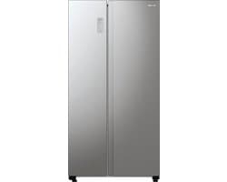 Hisense RS711N4ACE - Amerikaanse koelkast - Energielabel E - 550L - No-Frost - Freezer Convert - Fast Freeze - RVS - 38dB - LED-display.