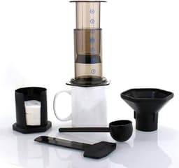 Filter Glas Espresso Koffiezetapparaat Draagbare Cafe Franse Pers CafeCoffee Pot Voor Machine Drop verzending — thumbnail 1