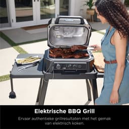 Ninja Woodfire Pro Connect XL - 7-in-1 Elektrische Smart BBQ Grill en Smoker - Inclusief Digitale Braadthermometer - Connect App - OG901EU — thumbnail 4