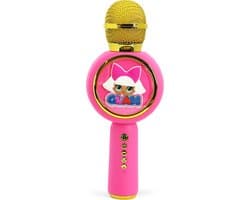 LOL Surprise - draadloze karaoke microfoon voor kinderen - oplichtend LED display - speaker - stemvervorming
