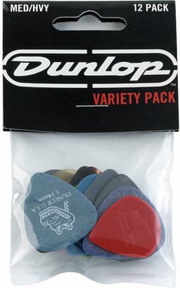 Jim Dunlop - Variety Pack Medium/Heavy - Plectrum - 12-pack — thumbnail 1