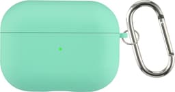 Siliconen Case voor Apple AirPods Pro en Pro 2 – Schokabsorberende Beschermhoes met Clip – Val- en Krasbestendig – Zacht Silicone Hoesje – Ondersteunt Draadloos Opladen – Perfecte Pasvorm – Stijlvol en Duurzaam – Mint Groen — thumbnail 1