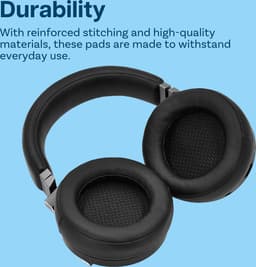 MMOBIEL Oorkussens voor Corsair Virtuoso RGB Wireless / RGB Wireless XT / RGB Wireless SE Gaming Hoofdtelefoon - Protein PU Koptelefoon Oorkussens - Hoofdtelefoon Earpads – Zwart — thumbnail 3